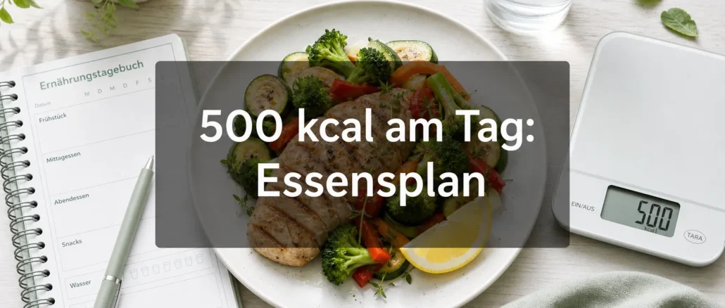 500 kcal am Tag: Essensplan
