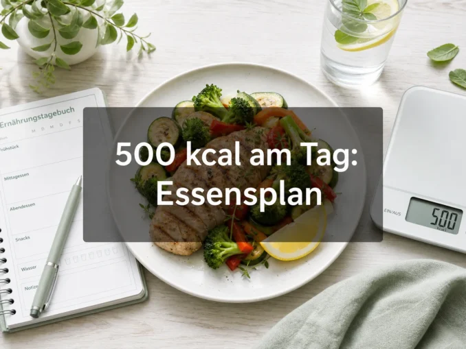 500 kcal am Tag: Essensplan