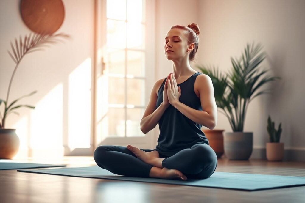 Atemübungen beim Yoga