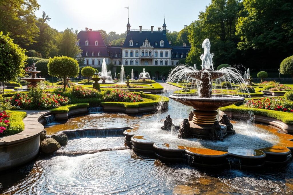 Die Entstehung der Wasserspiele