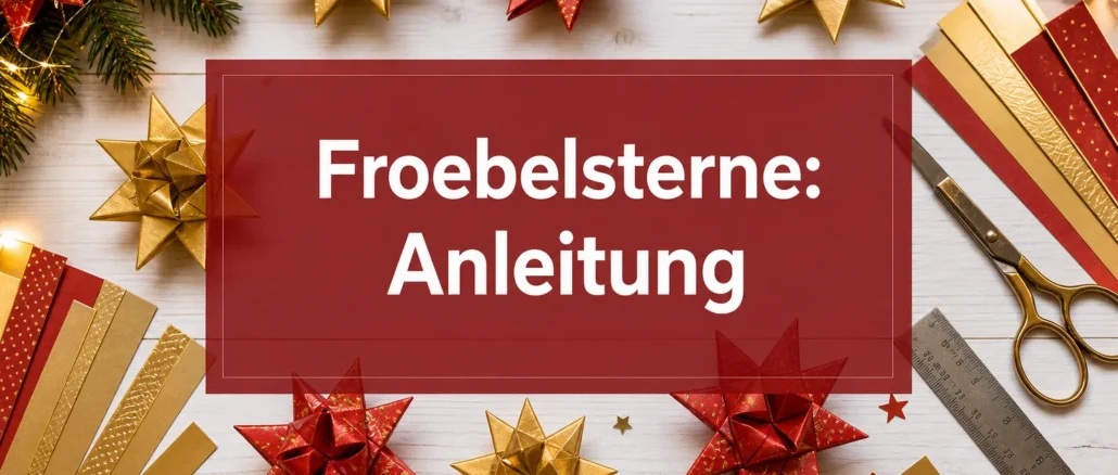 Froebelsterne-Anleitung Fröbelsterne: Anleitung