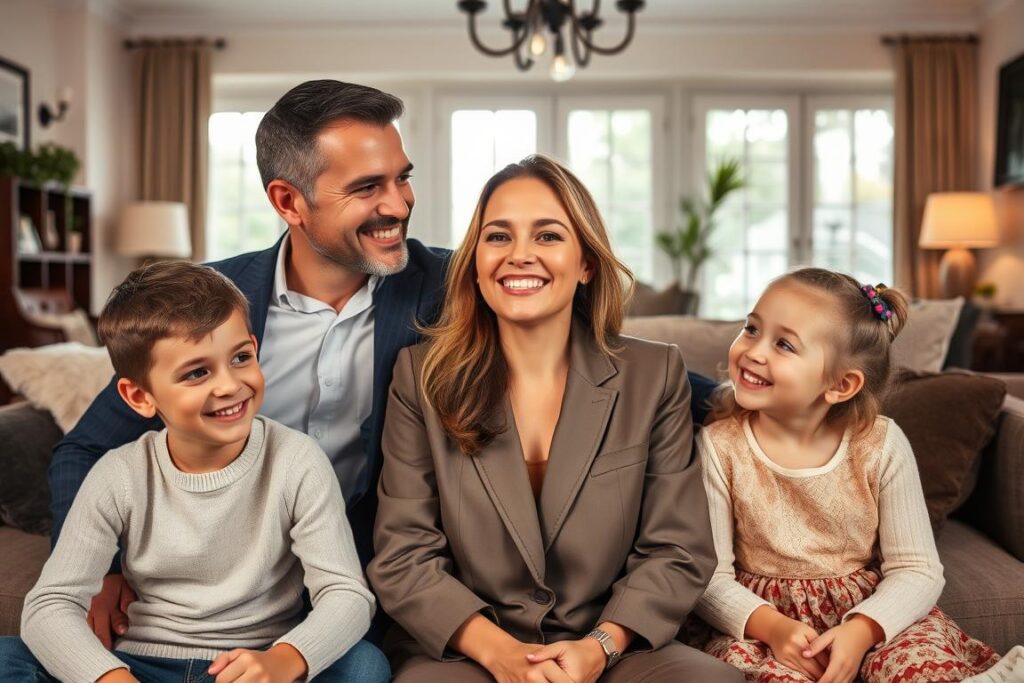 Gülcan Kamps mit Familie