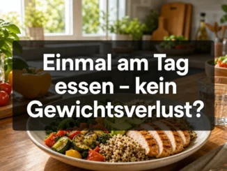 Ich esse nur einmal am Tag und nehme nicht ab