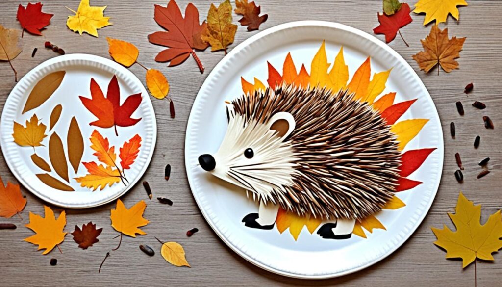 Igel basteln mit Naturmaterialien Igel basteln mit Naturmaterialien