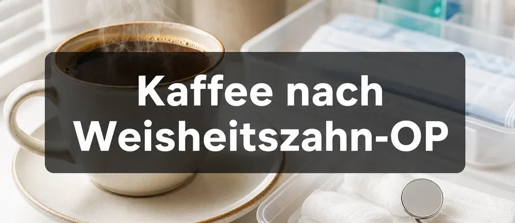 Kaffee nach Weisheitszahn-OP