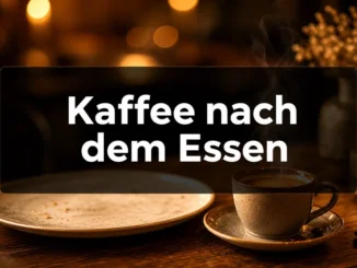 Kaffee nach dem Essen