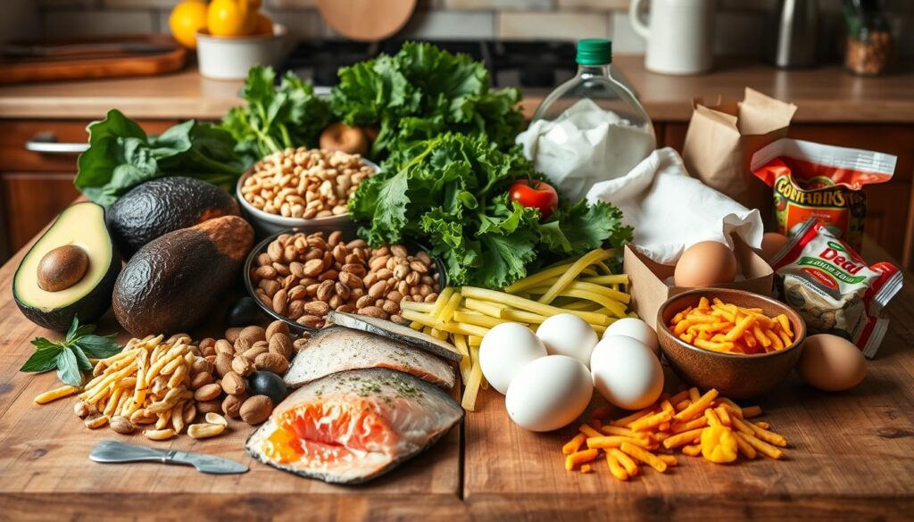Keto-Diät Lebensmittel