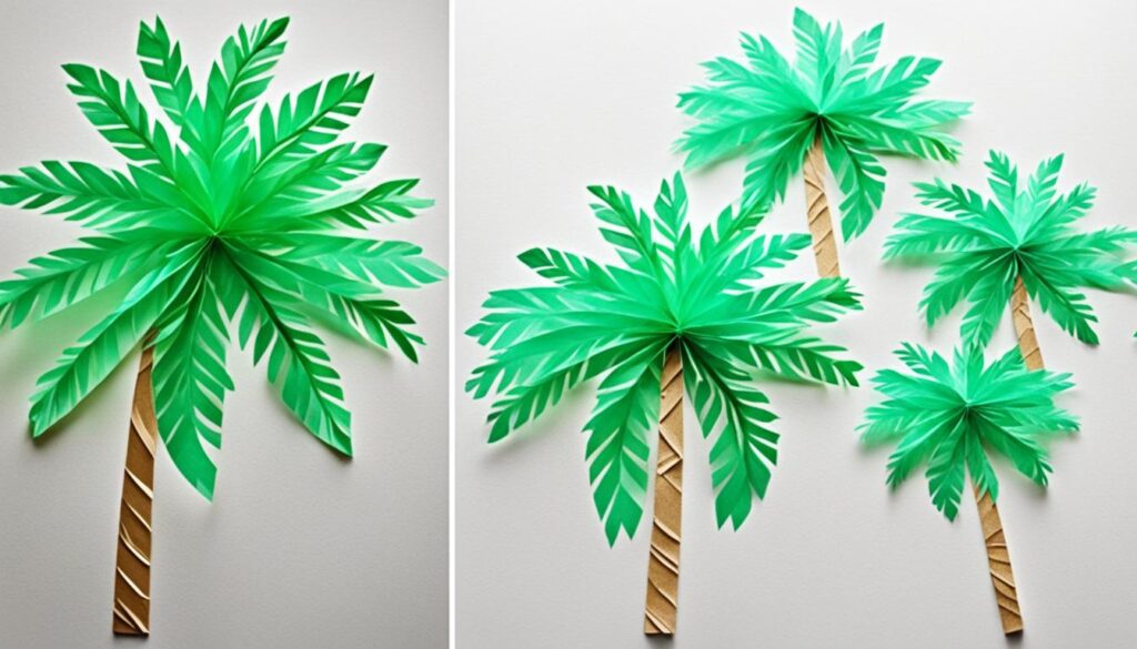 NatĂŒrliche Palme basteln NatĂŒrliche Palme basteln