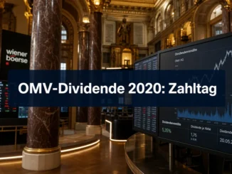 OMV-Dividende 2020: Zahltag