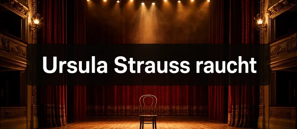 Ursula-Strauss-raucht Ursula Strauss raucht