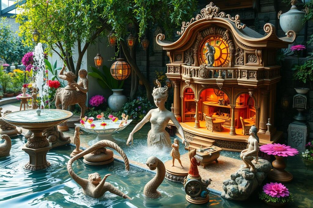 Wasserautomaten und Mechanisches Theater