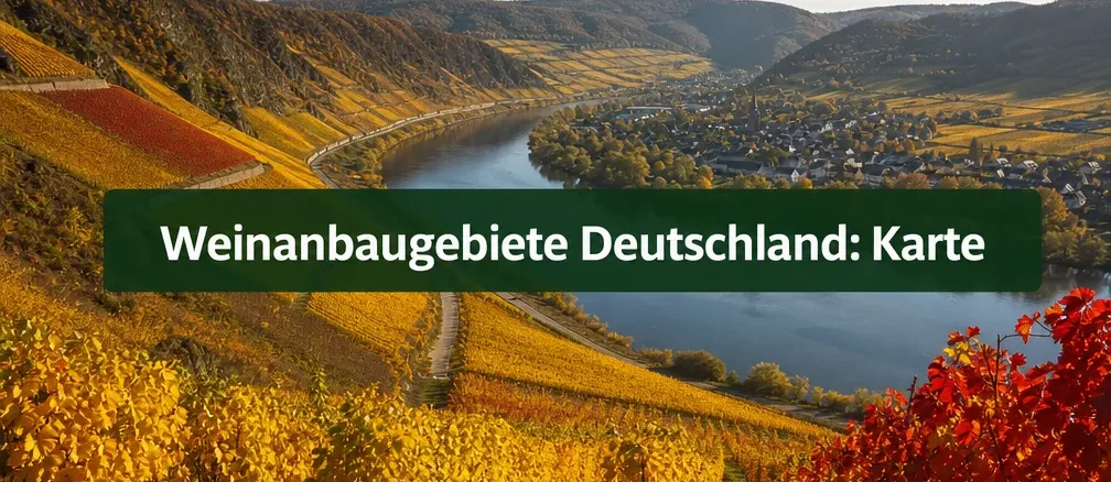 Weinanbaugebiete-in-Deutschland-Karte Weinanbaugebiete in Deutschland: Karte