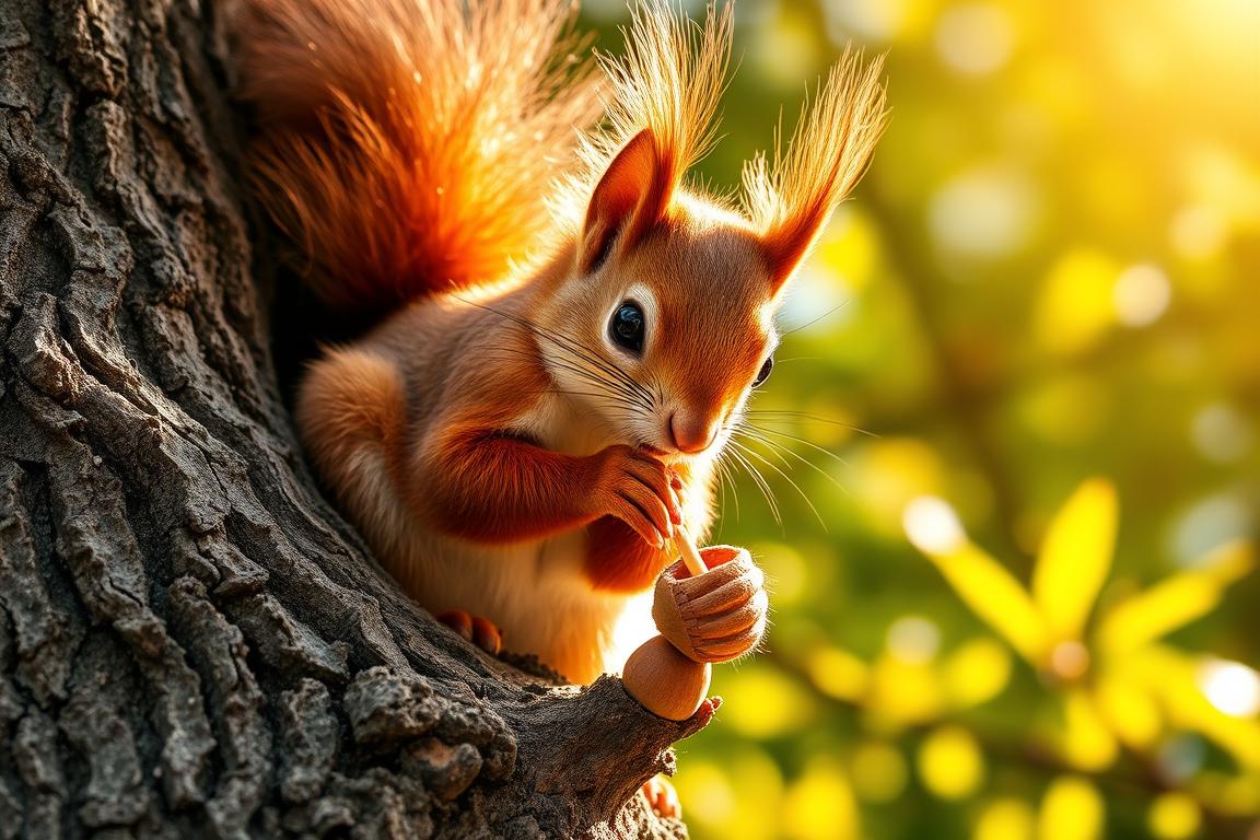 Woher kommt der Spruch Mühsam ernährt sich das Eichhörnchen