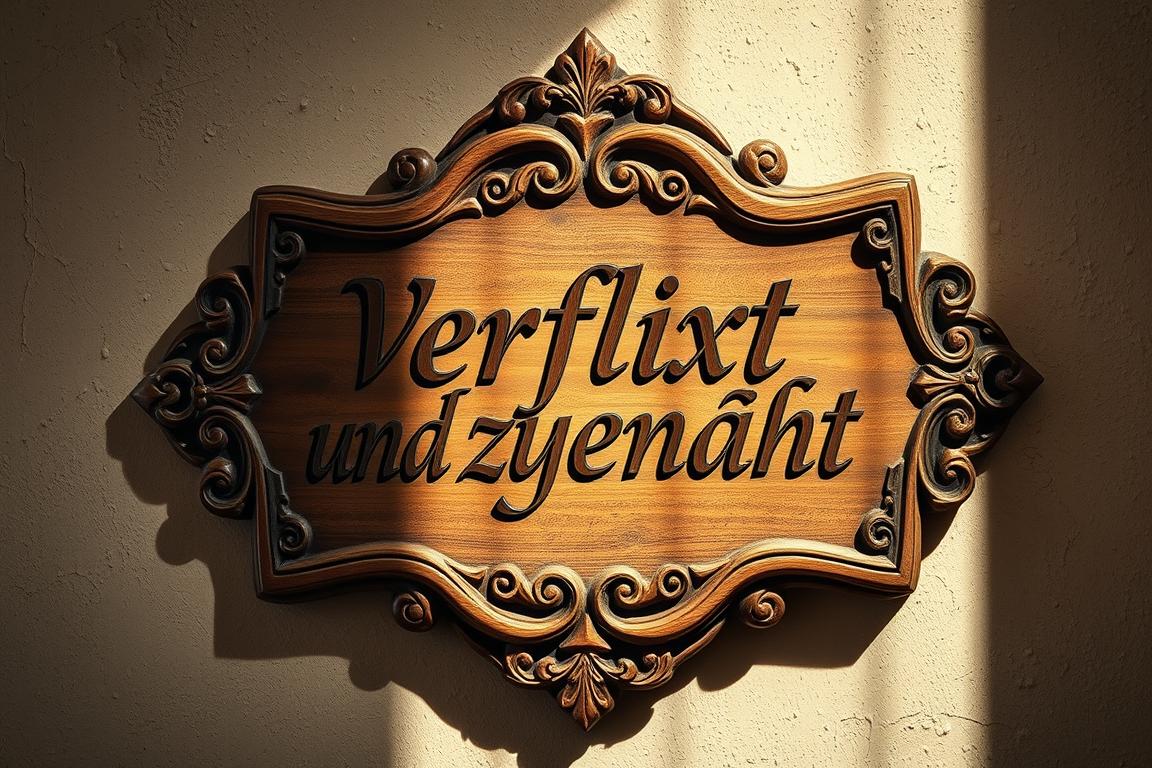 Woher kommt der Spruch Verflixt und zugenÀht 4 Woher kommt der Spruch Verflixt und zugenÀht