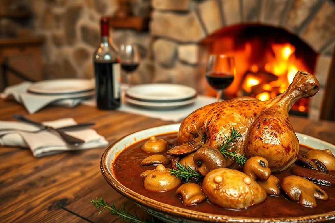 Coq au Vin Original Französisches Rezept
