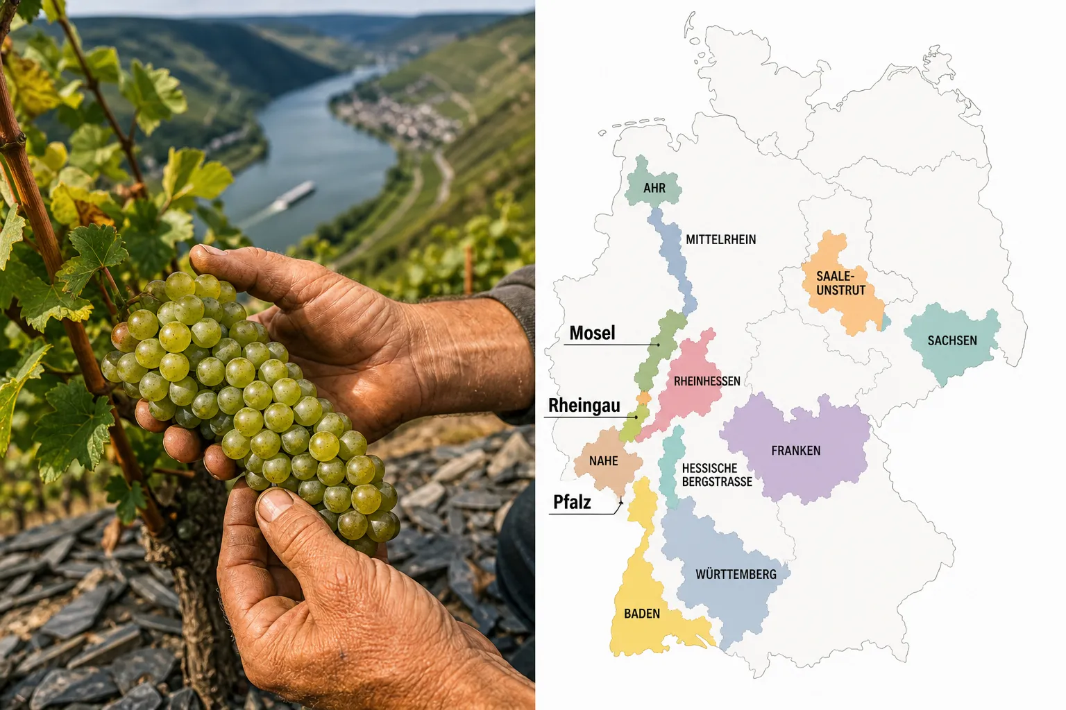 Weinbau in Deutschland 1 Die besten Weinanbaugebiete in Deutschland