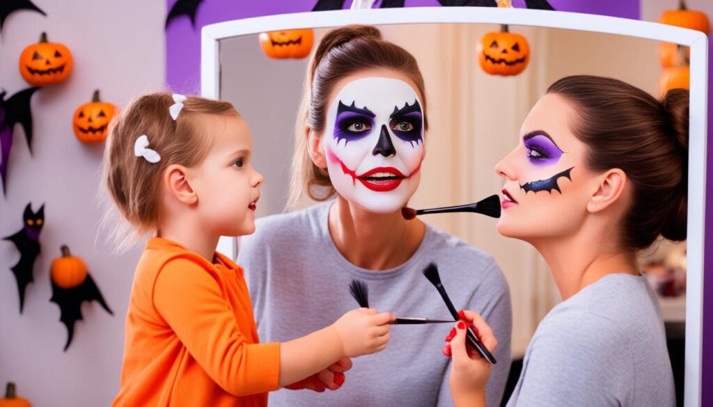 Halloween Make up Kinder 1 halloween make up kinder