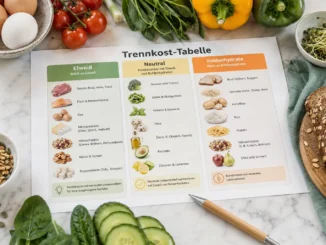 Trennkost-Tabelle zum Ausdrucken: Der vollständige Leitfaden für 2026