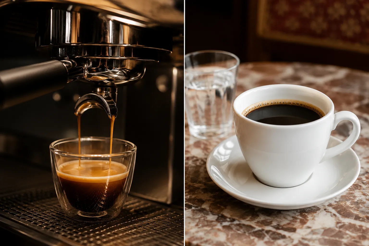 Woher kommt der Großer Schwarzer Kaffee?