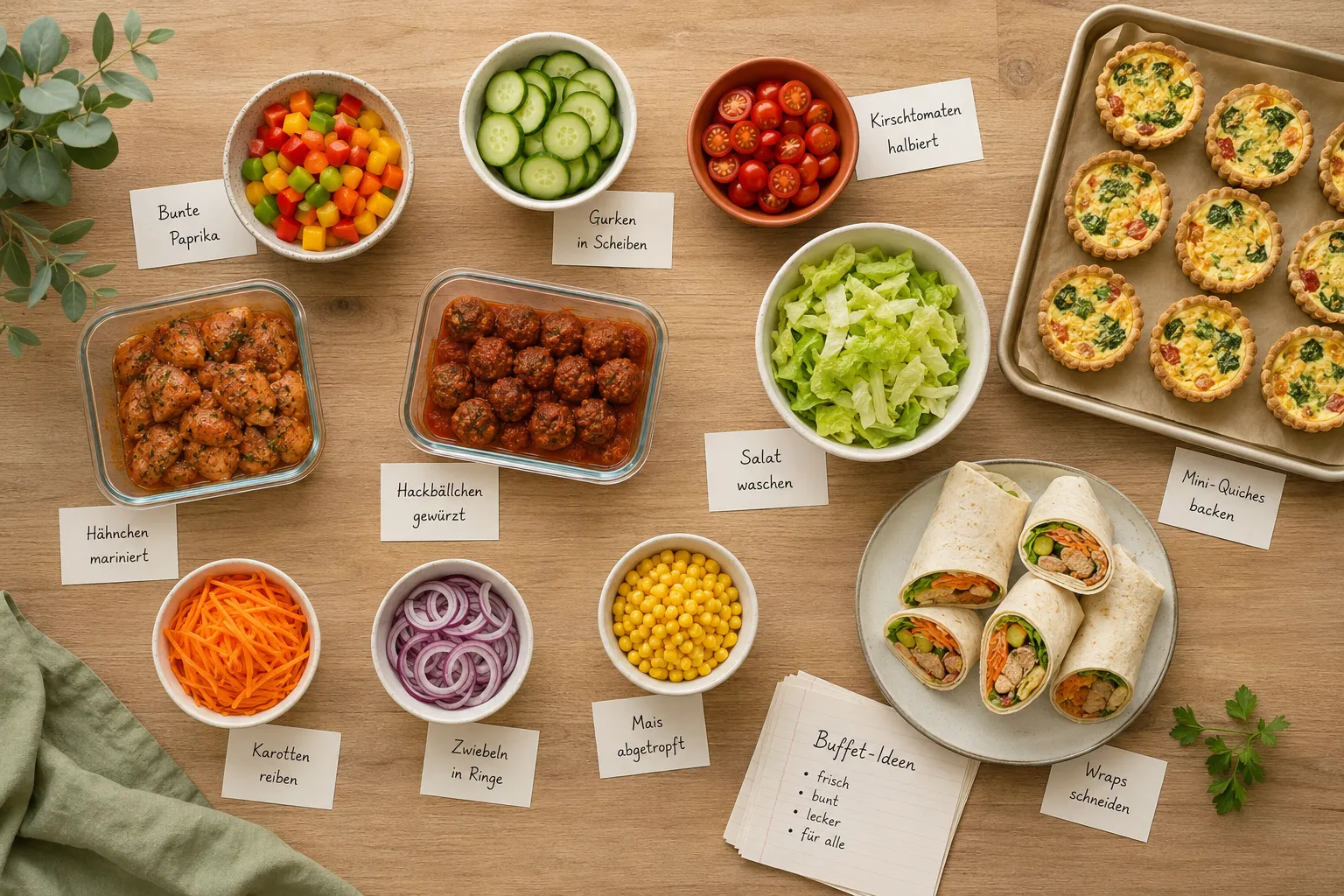 Buffet-Essen: Rezepte für jede Gelegenheit, Der komplette Leitfaden 1 Die besten Buffet-Essen Rezepte, die sich im Voraus zubereiten lassen
