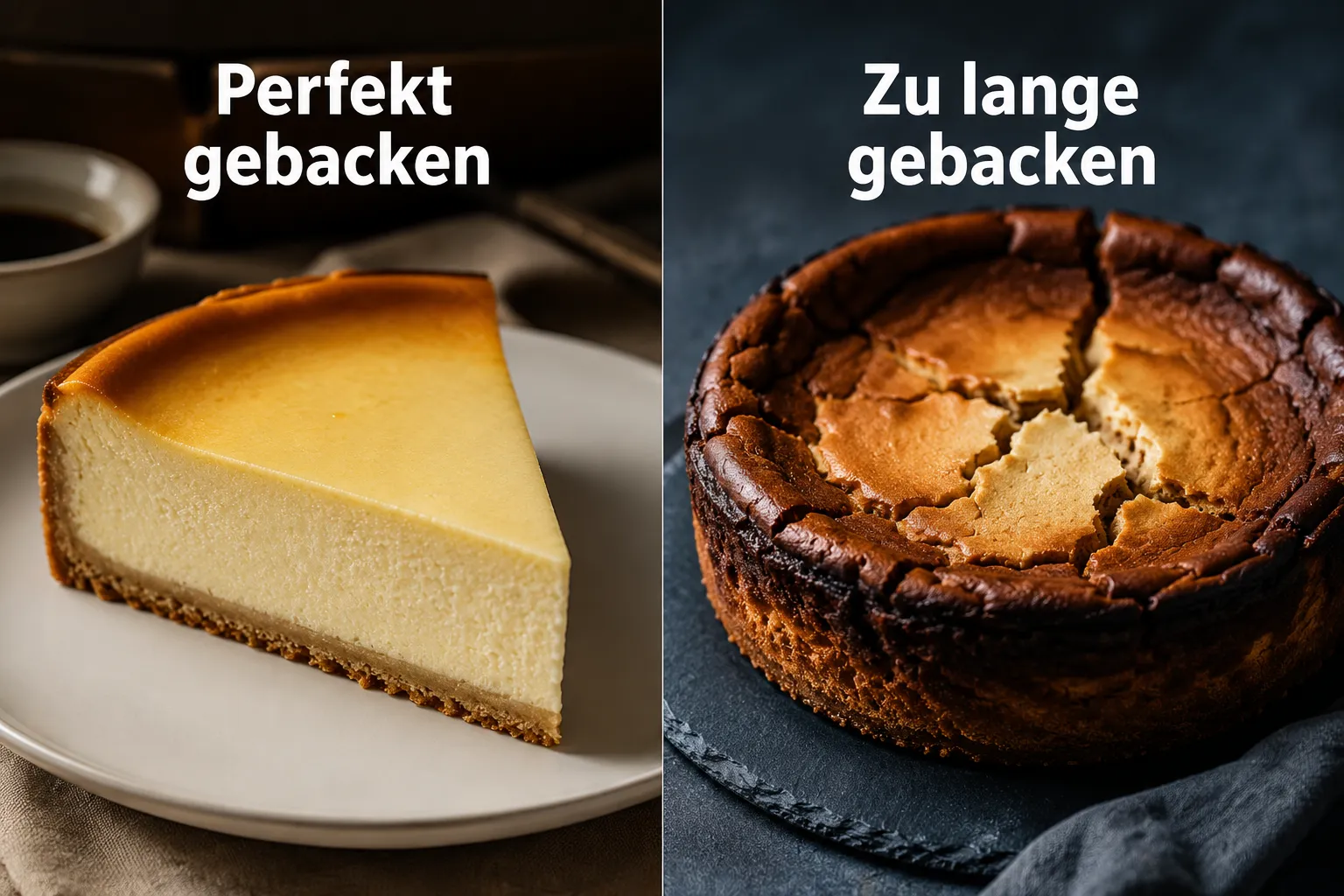 Warum reißt mein Käsekuchen mit Puddingpulver?