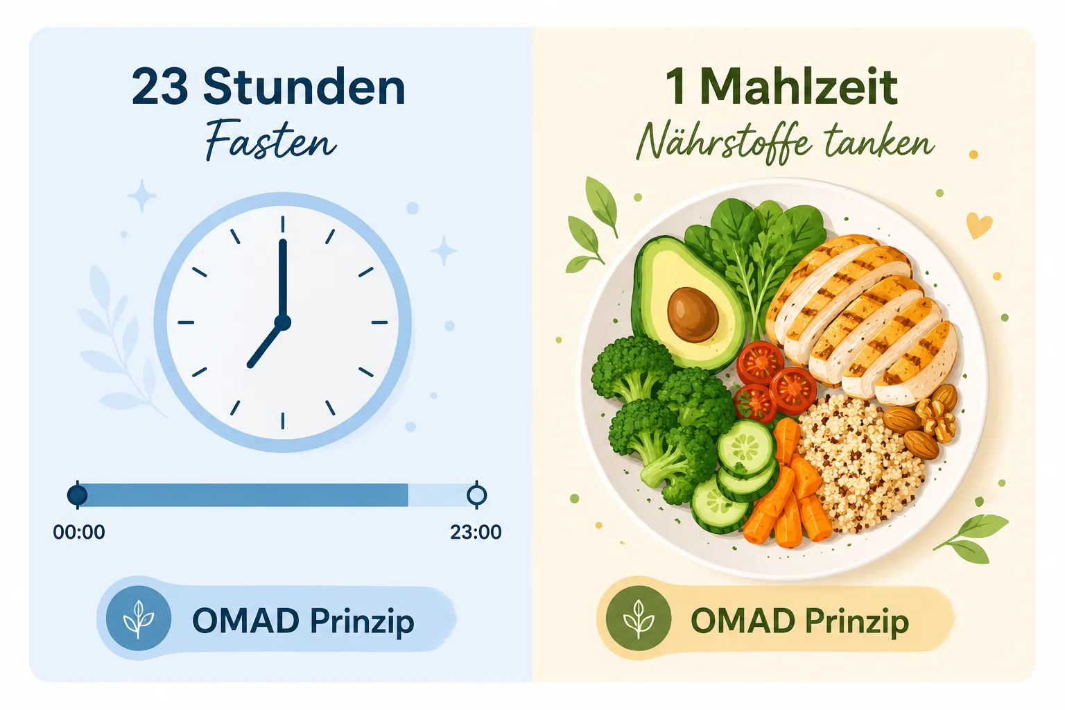 OMAD: Wie viel abgenommen? Ergebnisse, Zeitplan und was wirklich funktioniert 1 Was ist OMAD und wie funktioniert es?