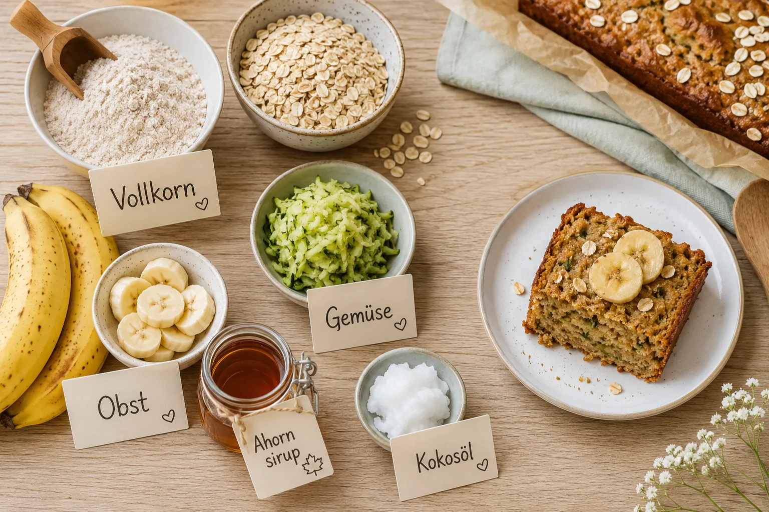 Beste Zutaten für gesunde Kinderkuchen
